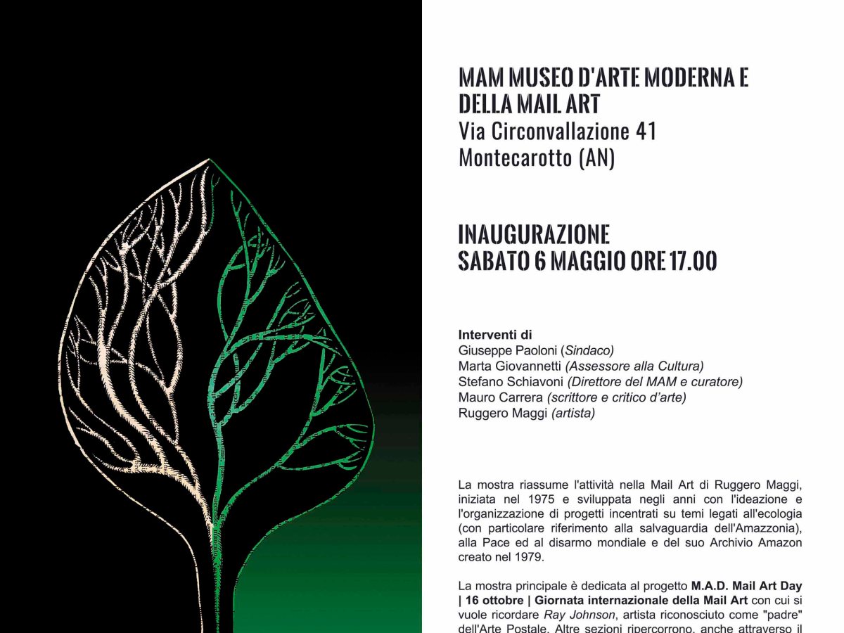 ARCHIVIO AMAZON | Mail Art: risposta glocal al mondo global di Ruggero Maggi, a cura di Stefano Schiavoni